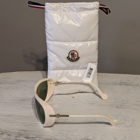 NEW Moncler Polarized Lens Aviator Sunglasses ML 0128 - Picture 6 of 13